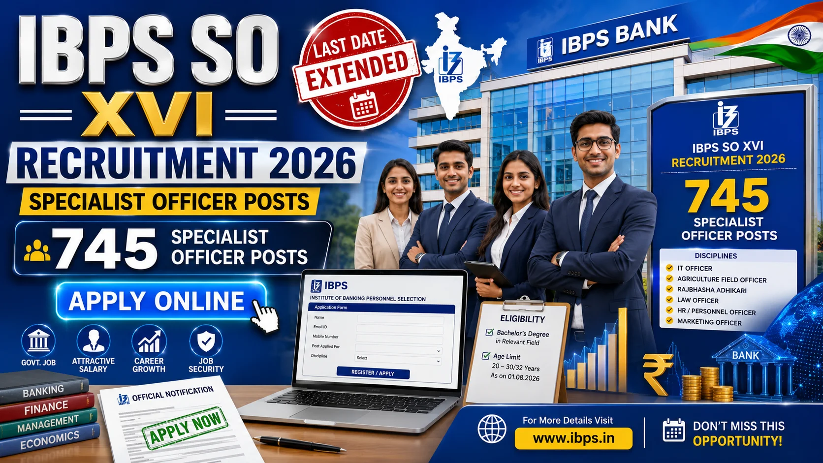 IBPS SO XVI Recruitment 2026