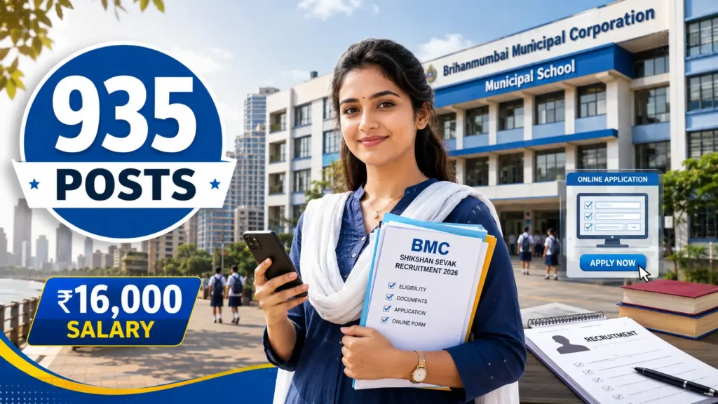 BMC Shikshan Sevak Recruitment 2026