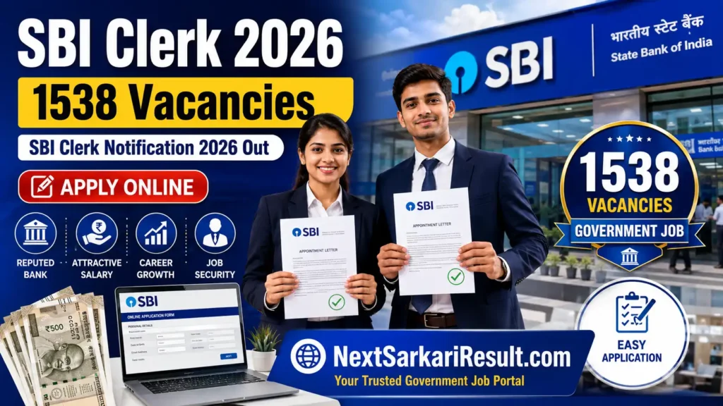 SBI Clerk Notification 2026