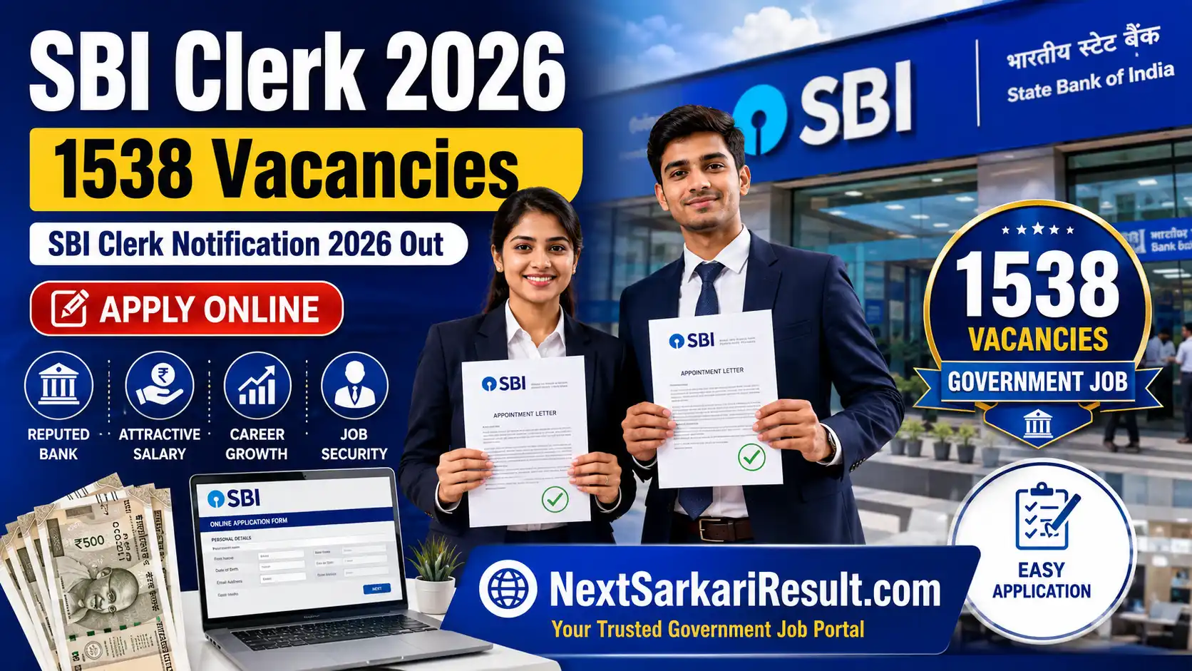 SBI Clerk Notification 2026