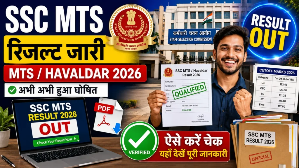 SSC MTS Havaldar Result 2026